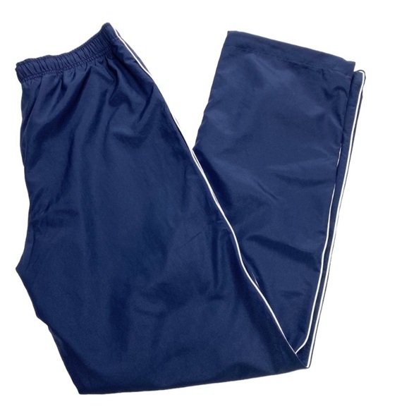 LACOSTE Lined Straight Leg Tennis Sweatpants in Navy Blue Size S - Picture 9 of 9